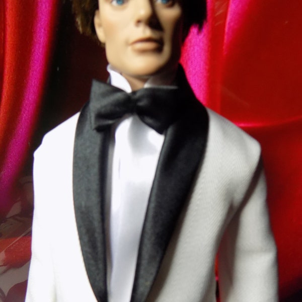 Skyfall 17 tuxedo ensemble -includes free panel shirt--fits16.5 to 17 in male fashion dolls