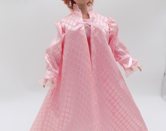 Pink Robe and Gown set fits 18-in Kitty fashion doll
