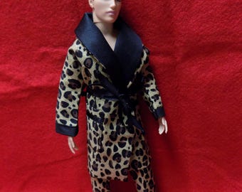 Cheetah inspired 12-inch lounge set-fits 11.5-12 i male fashion doll