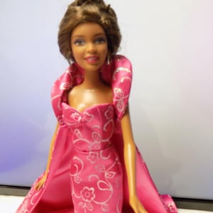 Barbie Hot Pink Dress for Doll - Etsy Barbie Hot Pink Dress for Doll - Etsy