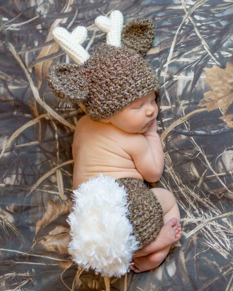 Newborn Deer Outfit Deer Costume Woodland Nursery Baby Etsy