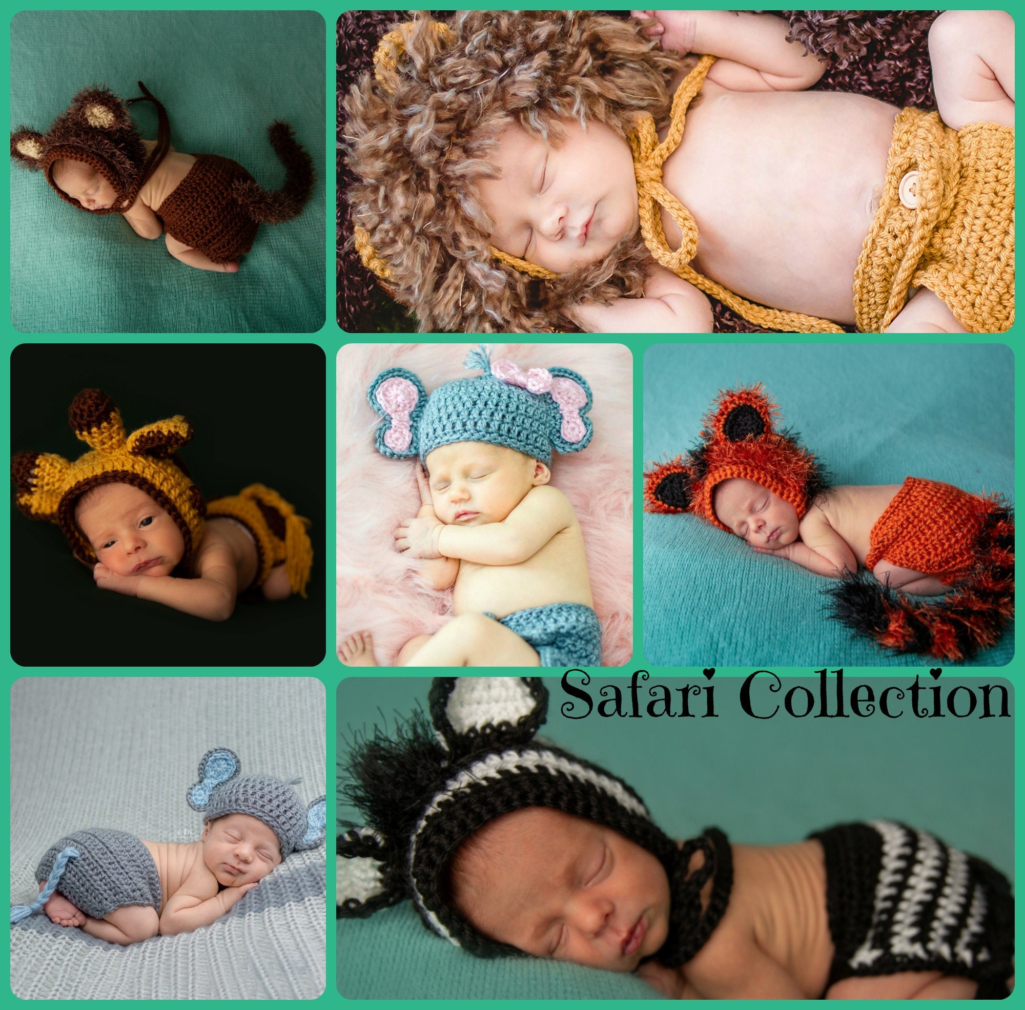 Baby Boy Lion Costume Baby Animal Costume Newborn Photo Etsy