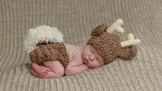 newborn girl deer outfit