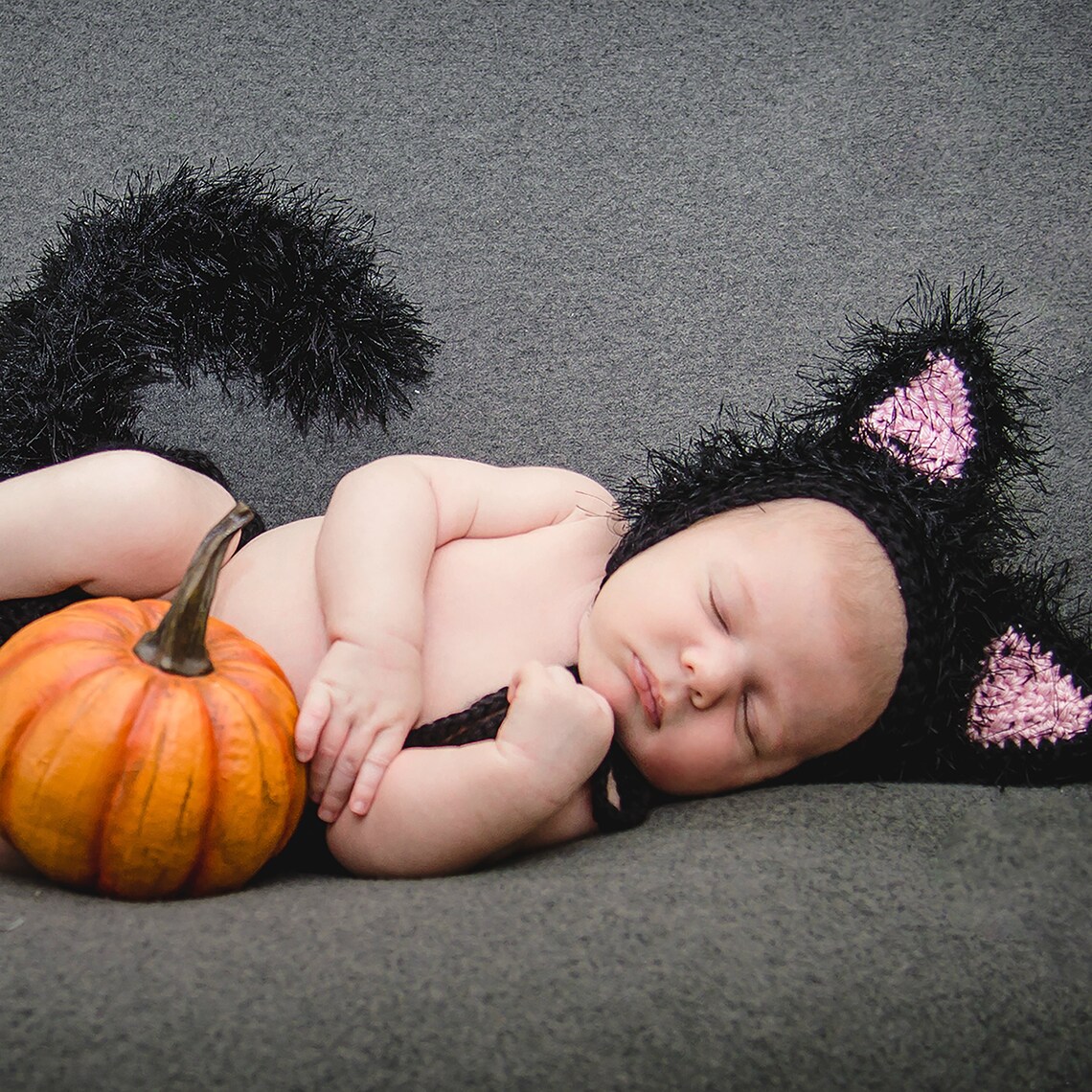 Baby Cat Costume Halloween Costume for Babies Newborn Girl Etsy