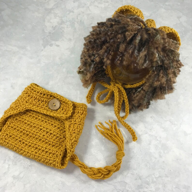 Newborn Lion Costume Baby Lion Costume Baby Animal Costume Tribal Nursery Baby Boy Halloween Costume Newborn Animal Costume