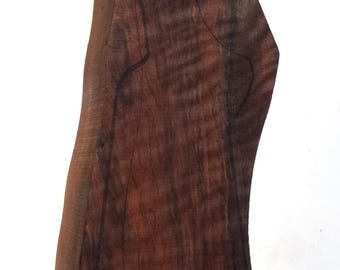 Exquisite Dark Turkish Walnut Gunstock Blank, Superlative Gunstock Blank for Collectors and Gunmakers- Tasteful Chatoyance Straight Grain
