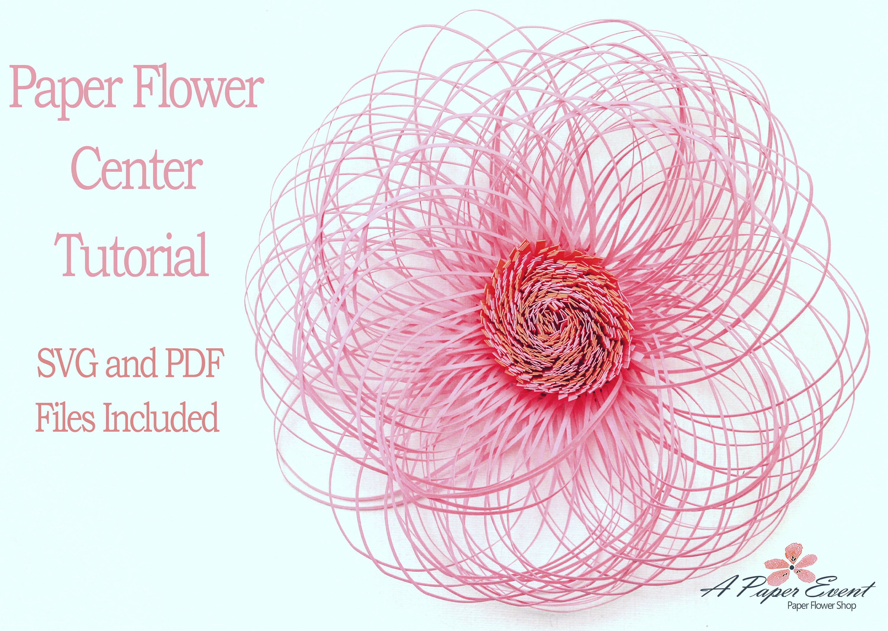 Free Free 177 Svg Paper Flower Center Template SVG PNG EPS DXF File