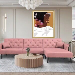 Black Girl Aesthetic Black Woman art print, Black Girl Aesthetics, Digital Afro Aesthetic, Home Decor, Poster INSTANT DOWNLOAD