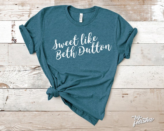 Yellowstone Graphic Tee Yellowstone Beth Dutton Fan TV