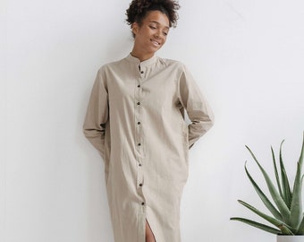 white christmas dresses 100% Organic Cotton Nightgown Lounge Dress, Chemical-Free – Rawganique