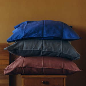 Linen pillowcase, Linen Pillow Case, Linen Pillow Shams, Super Soft Linen Pillowcases, Scandinavian Pillow Cover, 100% Linen Pillowcase image 2