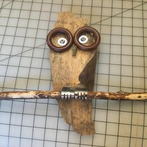Wood Owl Wall Hanging Reclaimed Wood Owl Wall Decoration Woodsy Forest Owl