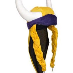 MN Vikings GOLD GEFLOCHTENER Wikinger Helga Hut. Neues Samt-Design Unisex