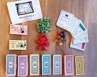 Cat Monopoly Title Deed Cards Game Replacement Pieces Mint NOS  Free Shipping 