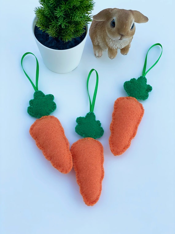 Easter decor, Easter carrots ornaments, Felt Easter ornaments, Easter wreath, Party decorations, Easter decoration for home, Easter Il_570xn