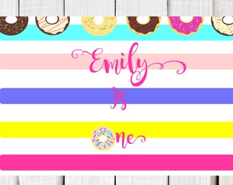 donut placemat gifts for girls placemats for kids Donut gifts donut table decor sprinkles gifts personalized placemat girls placemat