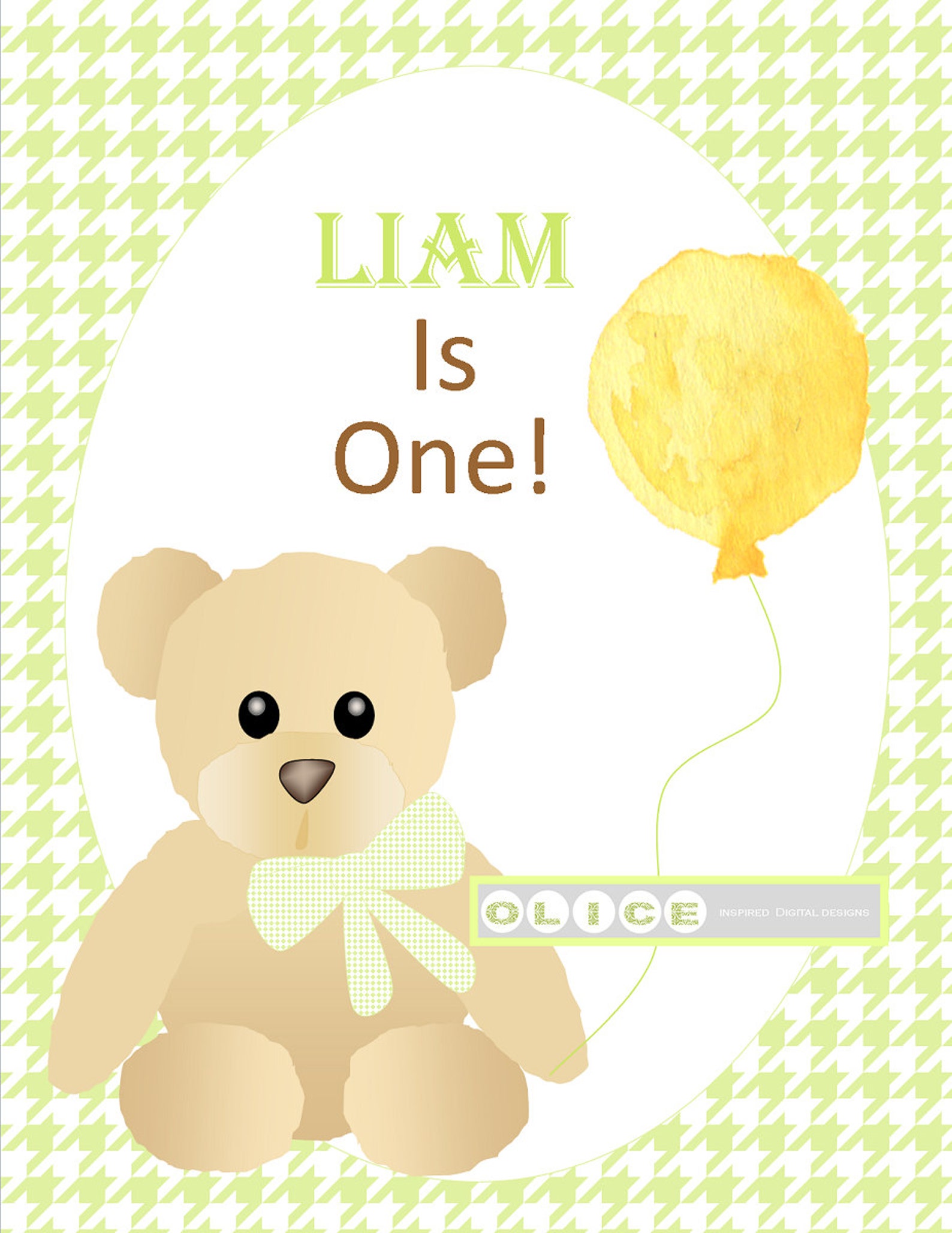 personalised 1st birthday teddy bears