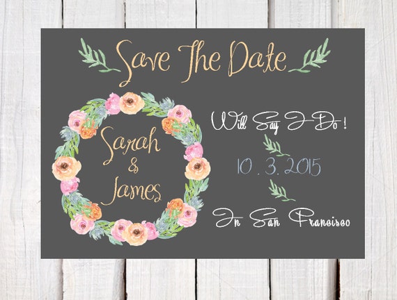save the date wedding announcements party announcements