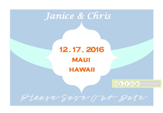 Save The Date Wedding Announcements Destination Wedding