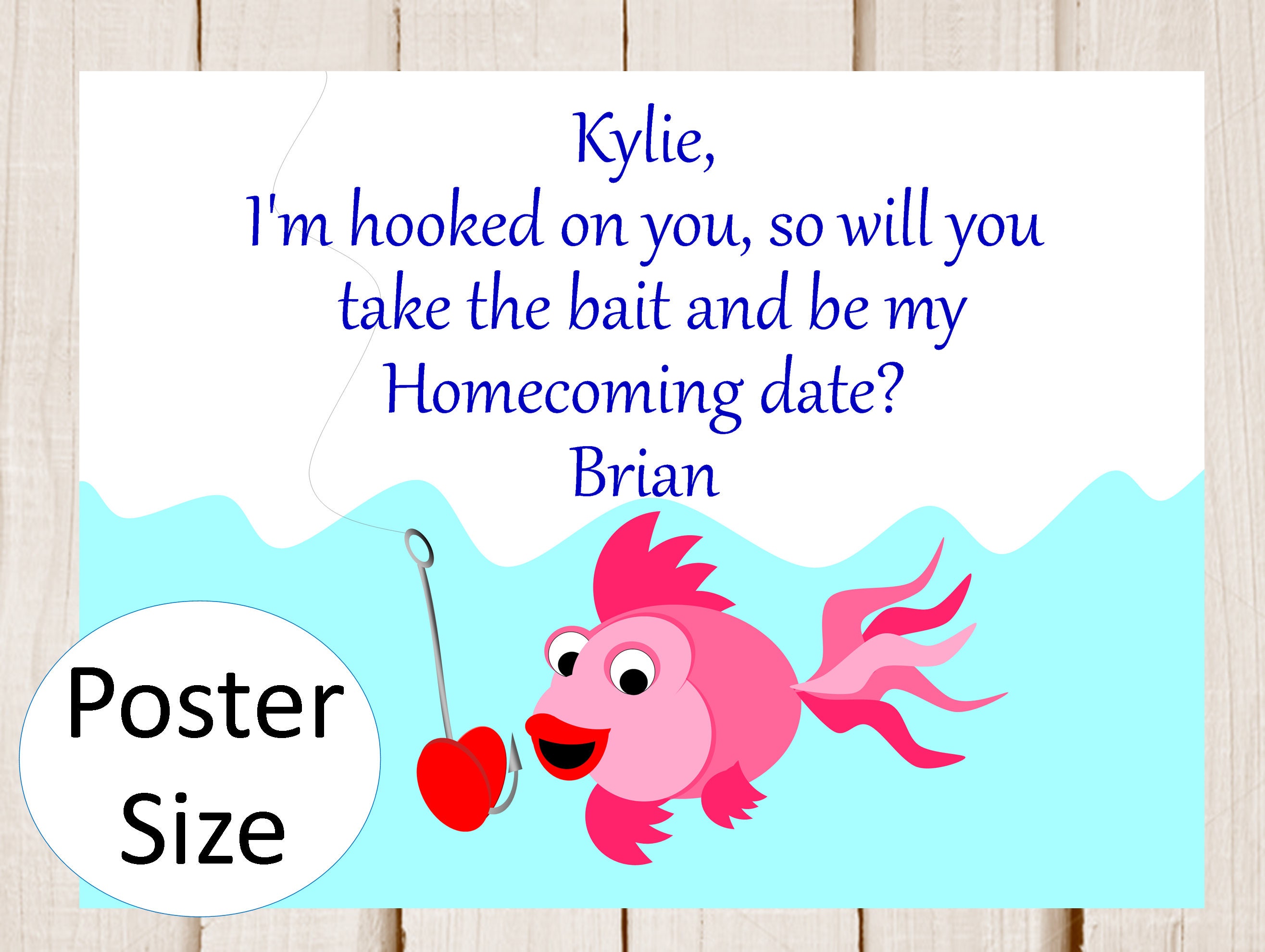 Homecoming Sign Prom Proposal Homecoming Poster Sign Will - Etsy Finland