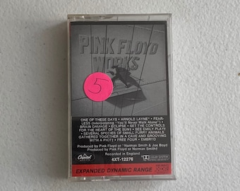 Pink Floyd Works Vintage Cassette Tape 1983