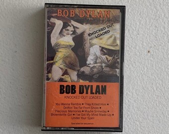 Bob Dylan Knocked Out Loaded Vintage Cassette Tape 1986