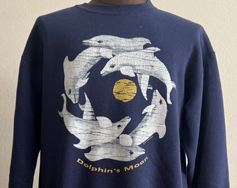 Dolphin's Moon vintage sweatshirt 90s joan gray batik