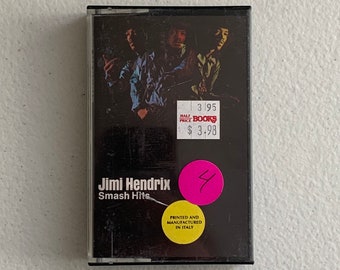 Jimi Hendrix Smash Hits Italy Vintage Cassette Tape 1969