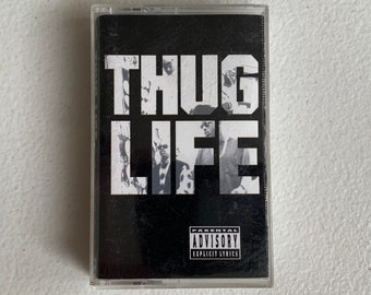 Thug Life 2Pac Volume 1 Cassette Tape 90s Rap Hip Hop