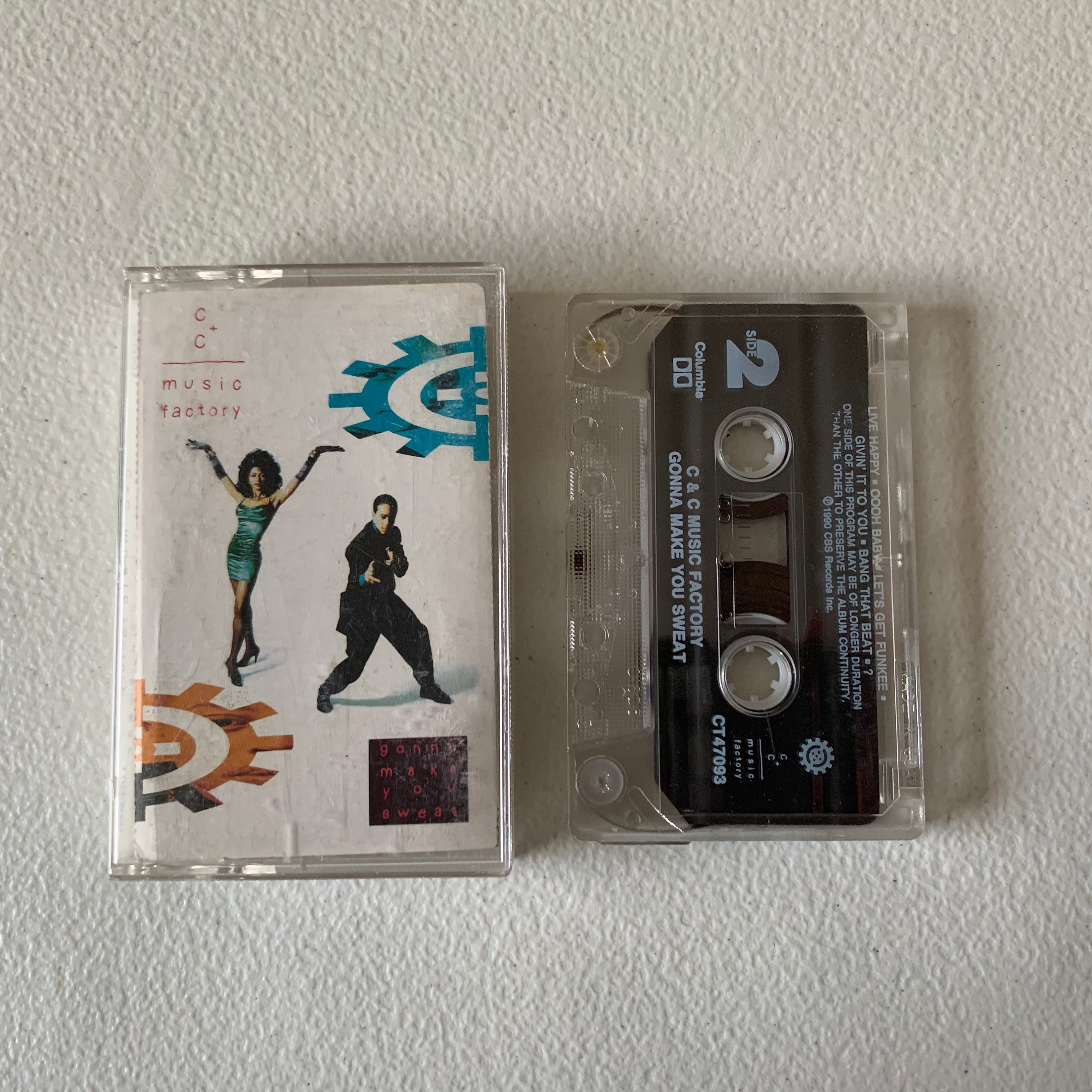 Sweat cassette audio année 80 , 90 disco