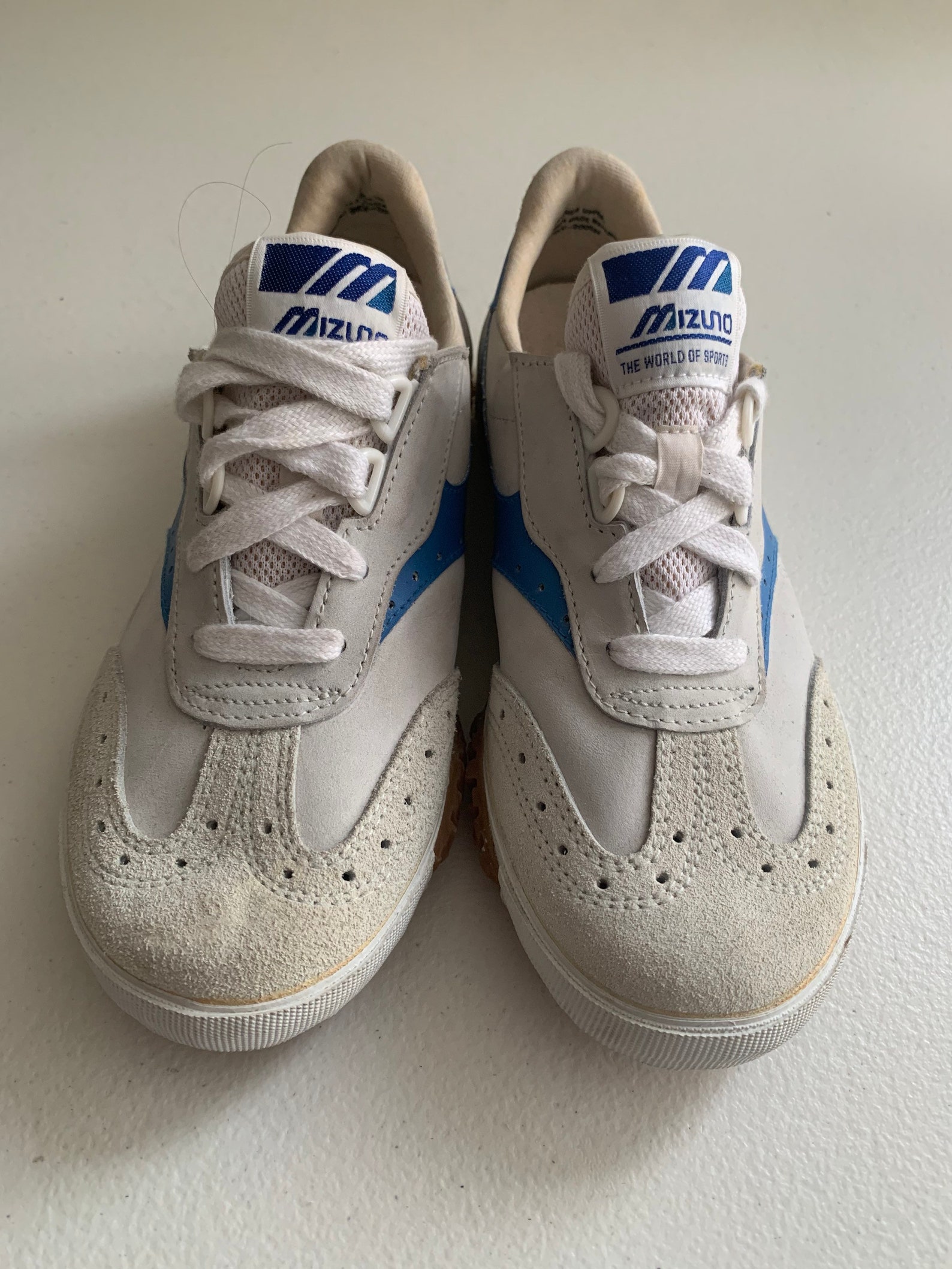 Mizuno M-Line Low Top Vintage Shoes 1980s White Blue Women | Etsy