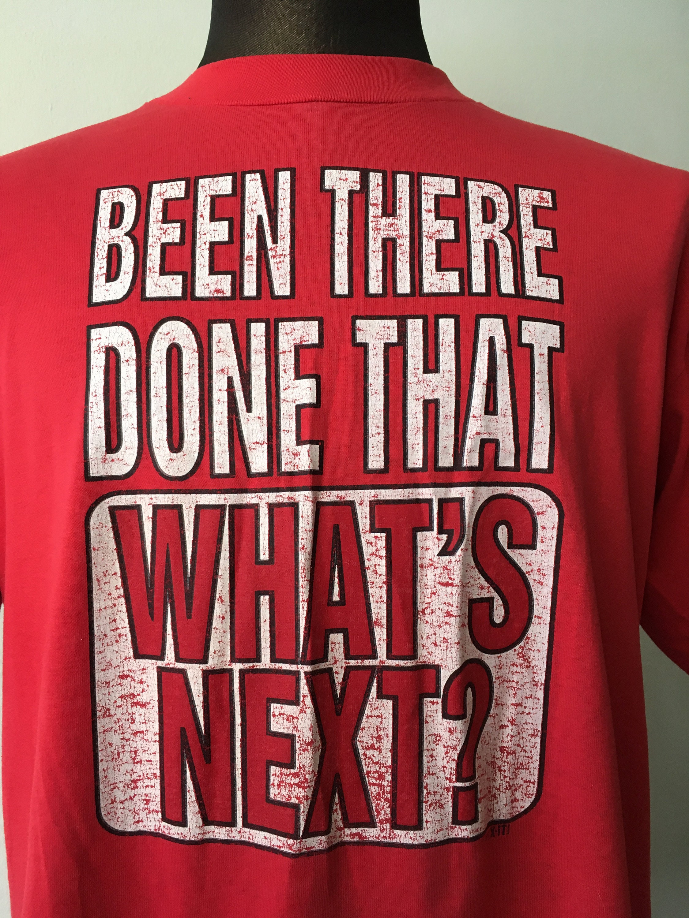 Been There Done That Whats Next Vintage T Shirt Red and White - Etsy