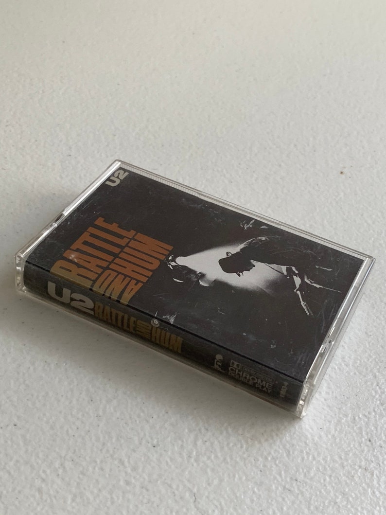 U2 Rattle and Hum Vintage Cassette Tape Rock 80s Etsy