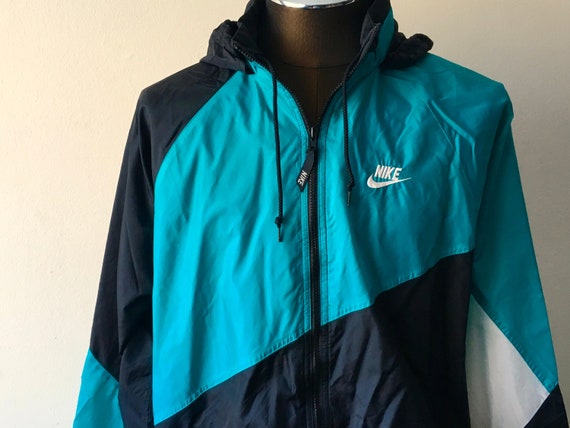 teal nike windbreaker