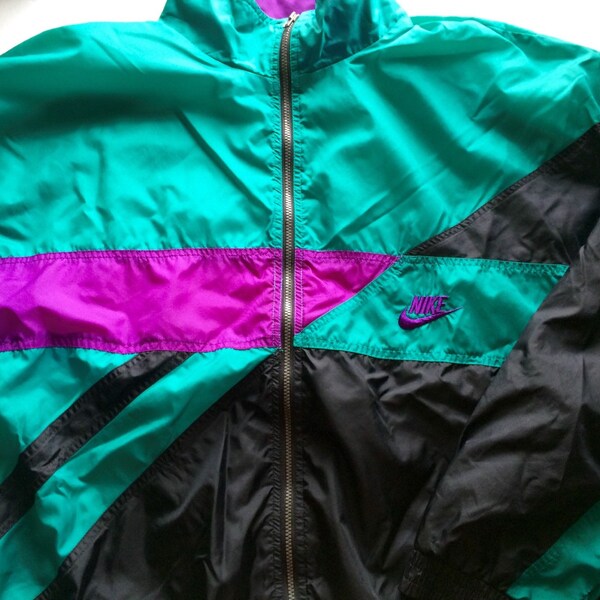 Vintage Nike Lined Windbreaker Size XL 90's