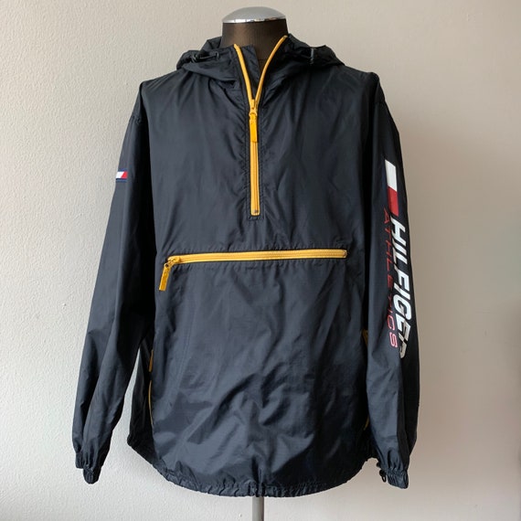 yellow tommy windbreaker