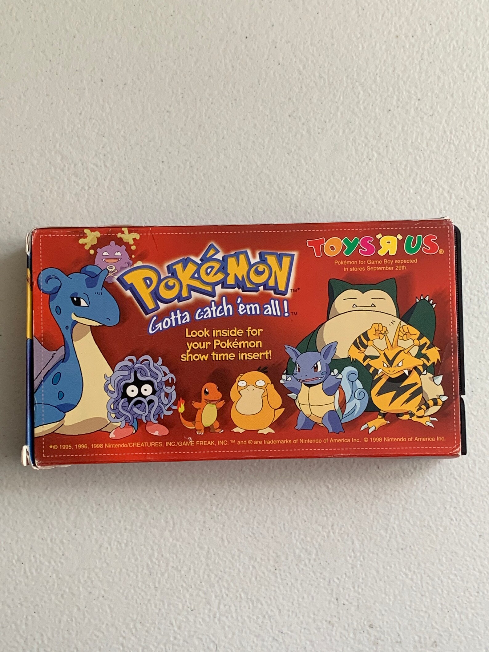 Pokemon A Sneak Peak At Pokemon Toys R Us Promotional VHS 1998 Etsy