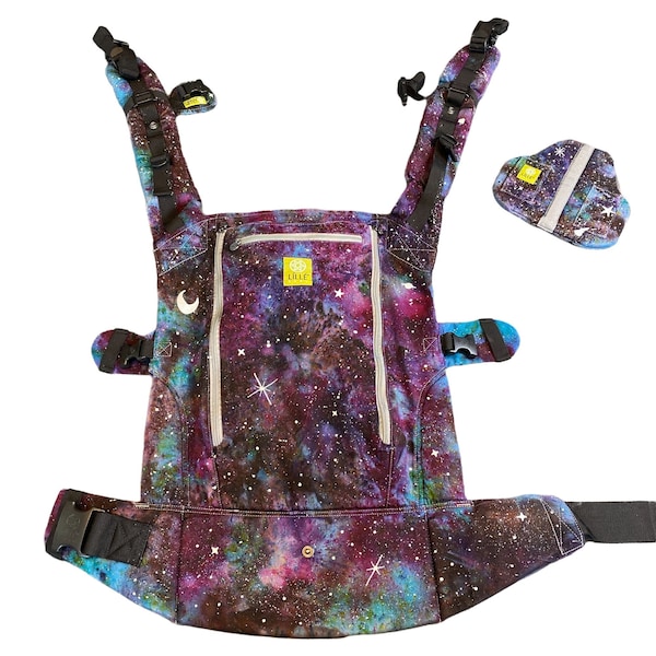 Galaxy Dyed Lillebaby Handgepäck All-Seasons || Babytragetasche, Upcycled