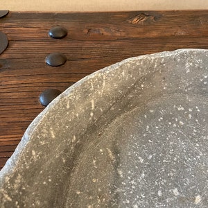 Large Marble Tray Vintage Stone Platter Rustic Parat Tray Primitive ...