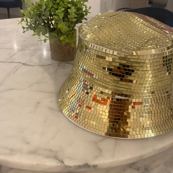Disco Ball Bucket Hat Etsy
