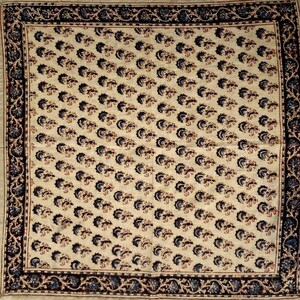 Bestseller / Kalamkari Vegetable Dye Floral Block Print Cotton Bandana from India / 21" x 21"