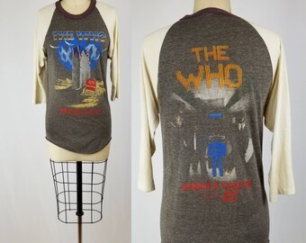 オリジナル THE WHO 1982 ツアー ヴィンテージ T シャツ - Etsy 日本