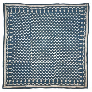 Indian Block Print Cotton Bandana Scarf / 21 x 21 / Wedding Bridesmaid / Man Woman Bandana / Fashionable Gift