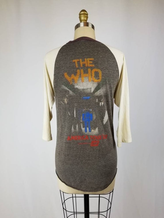 Vintage 80s The Who American Tour 1982 Tee Men's … - image 5