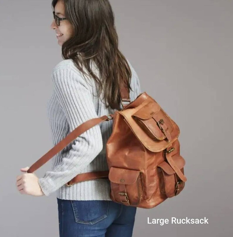 vintage style rucksack