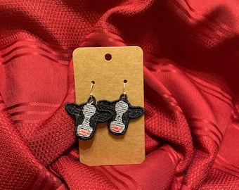 Cow earrings