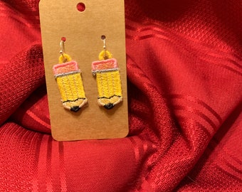 Pencil earrings