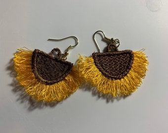Fringe earrings