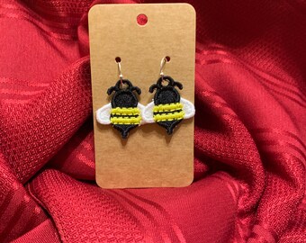 Bumblebee earrings