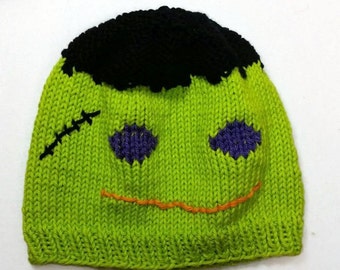 Frankenstein Hat - Halloween Hat - Monster Hat - Kids Halloween Hat - Kids Frankenstein Hat - Monster Costume Hat - Halloween Costume - Prop